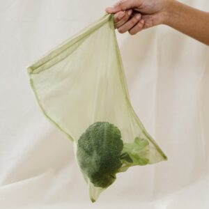 Reusable Produce Bags - Set of 5 Mesh 